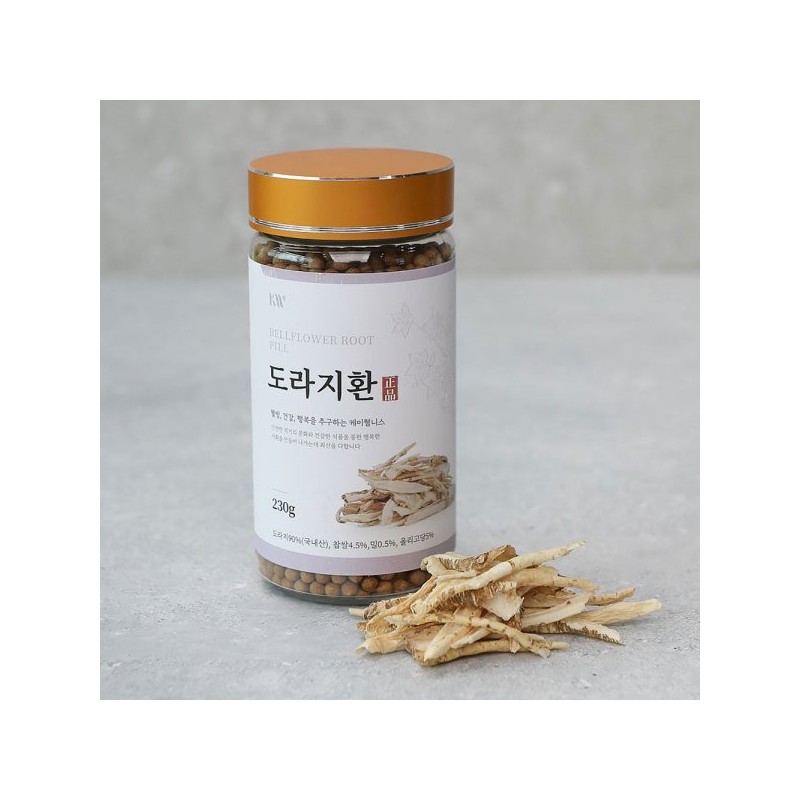 국내산 백도라지 도라지환 230g Domestic White Bellflower Root Tea 230g