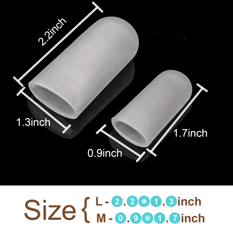 Welnove 12Pcs Gel Toe Cap Protector - Cushions and Protects