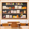 Honoson Fall Bulletin Board Decorations Set Fall Bookshelf Bulletin Board