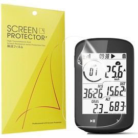 Lamshaw Compatible for COOSPO BC200 Screen Protector, [6 Pack] Full Coverage TPU Clear Film Compatible with COOSPO BC200, BC26, CS300, CS500 Bike GPS (6 PACK, For CS300)