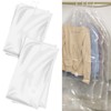Pack of 4 Vacuum Bags for Hanging, Hanging Clothes Bags