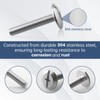 Combo Sidewalk Bolt, Hurricane Anchor for Metal, 25 Pack, 0.25”