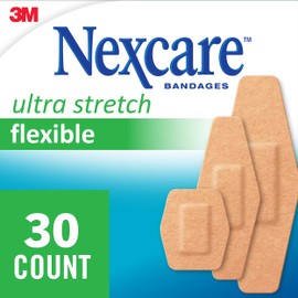 Nexcare Soft 'n Flex Bandage, Assorted Sizes, 30 Count