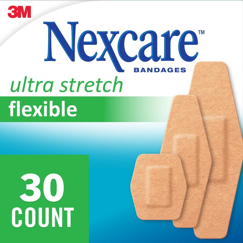 Nexcare Soft 'n Flex Bandage, Assorted Sizes, 30 Count