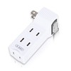 SYCON 4 Outlet Wall Adapter with A Power Switch and