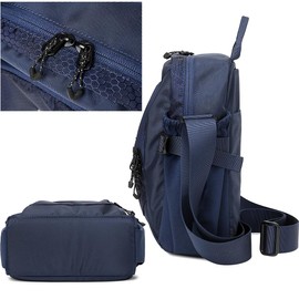 DUOLUDA Crossbody Bag sports outdoor shoulder bag Unisex Messenger Bag 10.2‘’×7.8‘’×3.5‘’ small Lightweight sports travel bag (Blue)