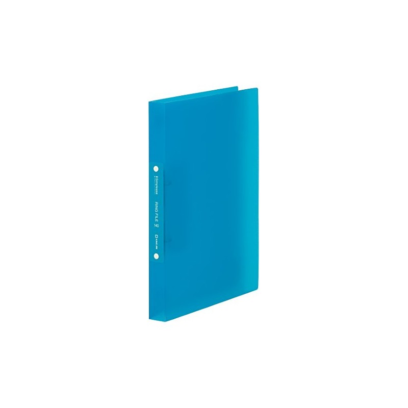 King Jim 641TSP A4 Ring File Simple (Transparent) Blue
