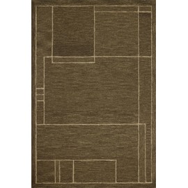 Loloi Jeremiah Brent Barrow Collection BAR-01 Olive/Natural 2'-6" x 9'-9" Runner Rug