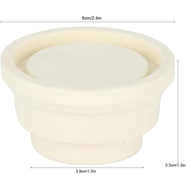 JJiaoLinin Rubber Buffer for Pool Ladders,2pcs Pool Ladder Rubber Buffer Swimming Pool Ladder Rubber Plug Single Pool escalator Ladder Rubber Bumper for Pool Ladders Made of White Rubber Plugs