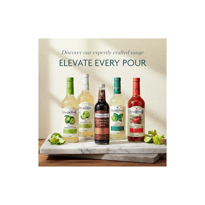 FEVER-TREE Espresso Martini Mix, 16.9 FZ. Mezcla para Cóctel Espresso