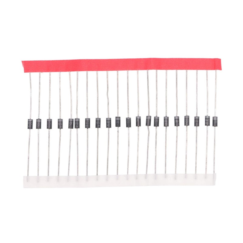 HUABAN 20pcs 1N4007 Rectifier Diode 1A 1000V DO-41 (DO-204AL) Axial