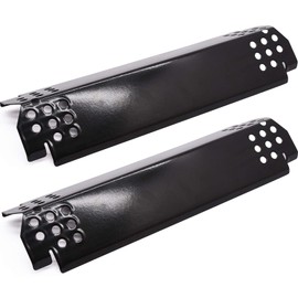 Adviace 2 PCS Flame Tamers Replacement for Nexgrill 720-0864 720-0864M Gas Grills, Porcelain Steel Heat Shields Heat Plates for Nexgrill 720-0864, Nexgrill Evolution 720-0864M Home Depot Grills