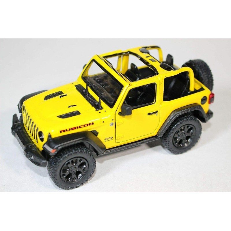 2018 Jeep Wrangler Rubicon No Top Yellow - Kinsmart P/B