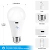 Powfloven E26 Rechargeable Light Bulbs with Remote and USB Charging,