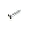 Osato PC-110 Nickel Plated Precision Machine Screw, Pot Head 0.06 inch (1.4 mm) x Length 0.1 inch (3 mm)