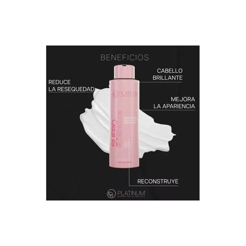 Platinum Suero Reconstructor Colágeno Y Keratina 320g