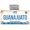 Set Guanajuato Mexico Aluminum License Plate Sign Placa 6" x