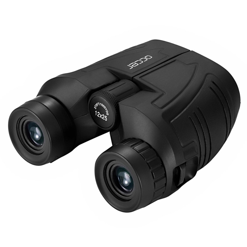 Occer 12x25 Compact Kids Binoculars with Low Light Night Vision,Folding