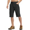 YSENTO Mens Cargo 3/4 Length Shorts Lightweight Quick Dry Hiking