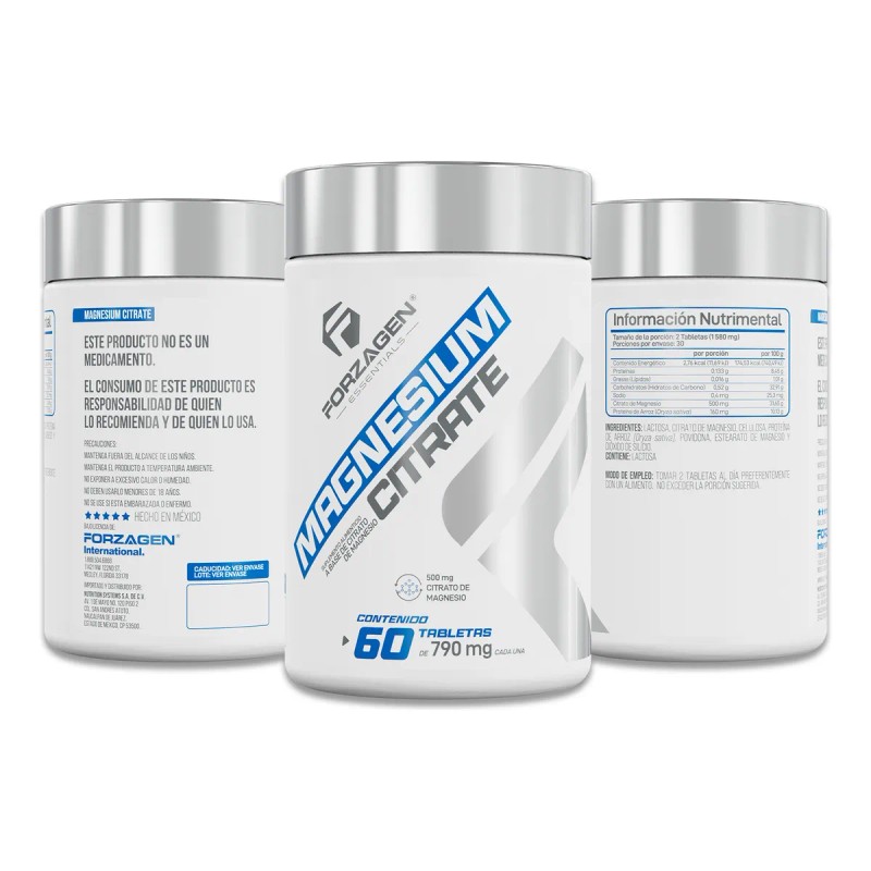 Forzagen | Magnesium 60 Tabs | Citrato De Magnesio