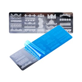 Generic Galaxy Metal Nail Stamping Plates Signs Moon Stars Meteor Stz H05 Nail Wraps Stickers Manicure Supplies for Women Nails Full Long Lasting Easy Apply and Remove