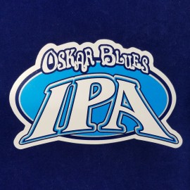 Oskar Blues IPA Vinyl Sticker Decal - Oskar Blues Brewing - Craft Beer