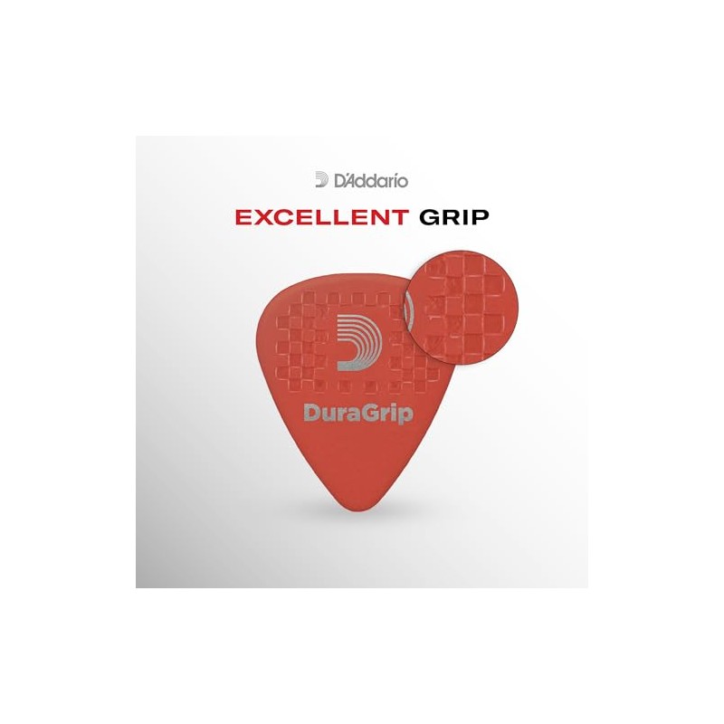 D'Addario Accessories Duralin - Púas de guitarra, tamaño mediano, 10
