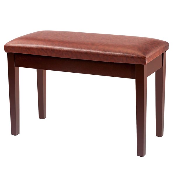 Bonnlo Duet Piano Bench with Storage Compartment and Thick Cushion