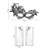 LSYYSL 1 Pair Of Fingerless Gloves And 1 Lace Mask,