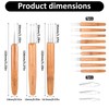 9 Pcs Dreadlock Crochet Hook for Hair Dreadlock Crochet Needles