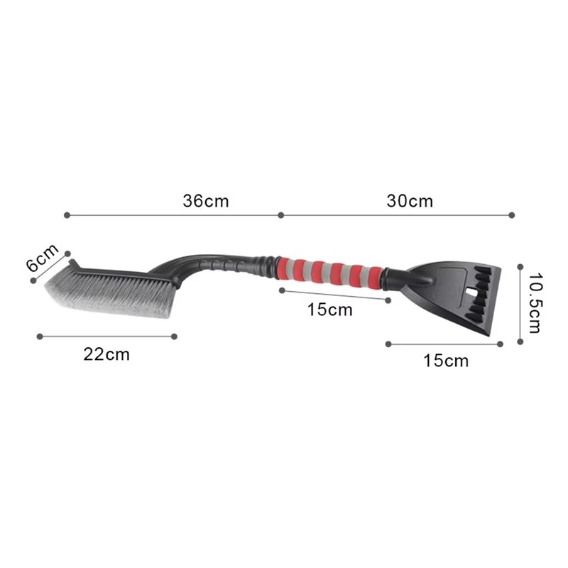 Detachable Car Snow Brush and Ice Scraper for Windshield Cleaning