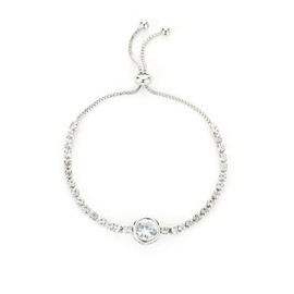 Cubahop Crystals Heart Tennis Bracelets Friendship Hand Accessories Jewellery for Women and Girls
