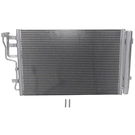 SCITOO Condenser A/C Air Conditioning Aluminum Compatible with 2007 2007 2009 2010 2011 2012 for Hyundai for Elantra 2.0L Replace3591, 976062H010, 976062H000