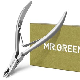 MR.GREEN 큐티클 니퍼 네일 매니큐어 가위 클 트리머 각질 제거제 스테인리스 스틸 커터 미용 도구 (Mr-1028) [Mr-1028+pusher] MR.GREEN Cuticle Nipper Nail Manicure Scissors Cutter Trimmer Callus Remover Stainless Steel Cutter Beauty Tool (Mr-1028) [Mr-1028+pusher]