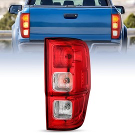 Nilight Tail Light Assembly Compatible with 2019 2020 2021 2022 2023 Ford Ranger XL w/o Blind Spot Halogen Type Rear Taillight Lamp Replacement OE Style Right Passenger Side