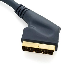 1.5m AV Cord SCART Plug to SCART Plug Legacy & Overseas TV Connection Cable