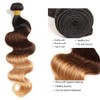 Freiuoke Ombre Blonde Bundles t1b/4/27 Body Wave Bundle Brazilian Virgin