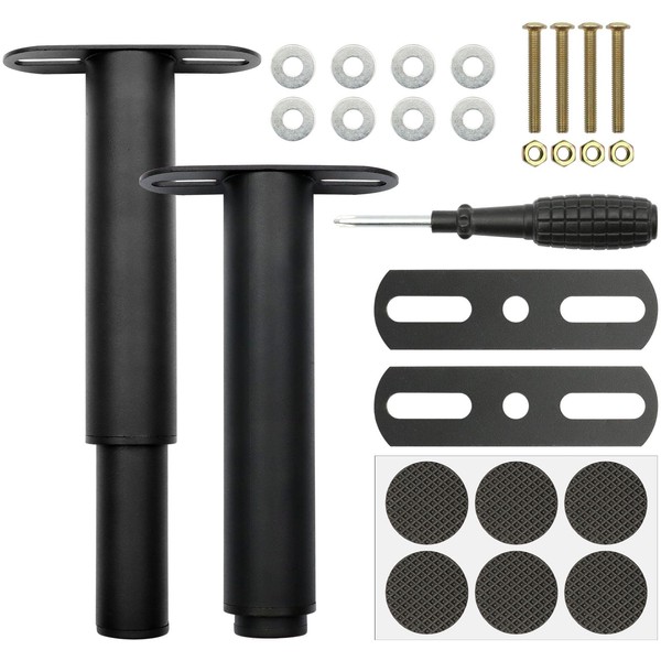 ZYNERY 2 Pieces Adjustable Bed Frame 18-33cm with Screwdriver Retractable