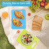 Set of 5 Plastic Chopping Boards, Non-Slip Boards, BPA-Free, Antibacterial