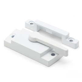Uenhoy 4 Pack Cam Action Window Sash Locks for Double Hung Windows, White Sash Window Locks for Vertical & Horizontal Sliding Windows