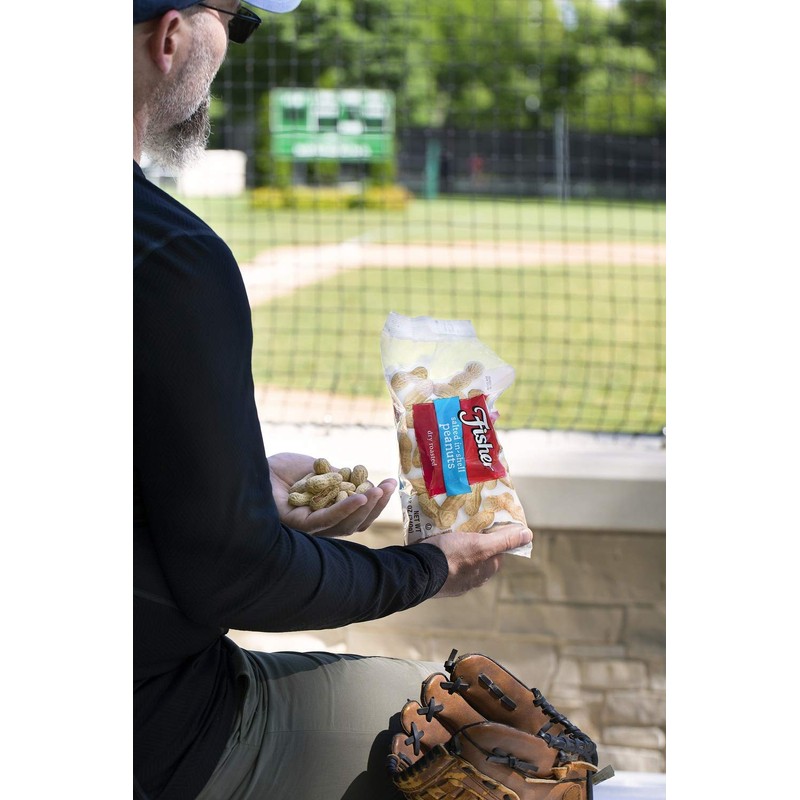 Fisher Snack Sea Salt Dry Roasted Peanuts, No Artificial Colors