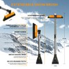helloleiboo 39.4" Ice Scrapers for Car Windshield Extendable Snow Brush