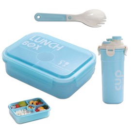 Lunch Box with Compartments - Schmatzfatz Lunch Box for Lunch Box - Lunch Box with Compartments, Snack Box with Compartments and Lunch Box for Step by Step Cloud