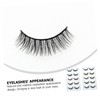 FOMIYES Realistic False Eyelashes 10 Pairs Natural Makeup Lashes Perfect