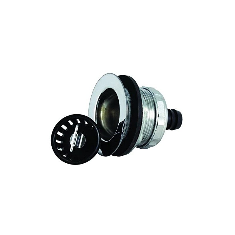JR Products 9490-217-022 Strainer with Basket Tail Flange Slip Nut