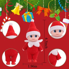 Christmas Elf Doll Colorful Tiny EIf Christmas Plush Dolls for Christmas Kids Toys Christmas Holiday New Year Decorations Gifts
