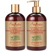 Shea Moisture Shampoo and Conditioner Set, Manuka Honey, Mafura Oil,