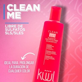 KÜÜL - Clean Me Shampoo Sulfate Free 300 ml, para Mantener el Color, Promueve Limpieza Efectiva del Cabello y Cuero Cabelludo, Repeta pH, Ideal para P