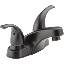 Peerless P299628LF-OB-M Choice, Two Handle Centerset Bathroom Faucet, Oil Bronze