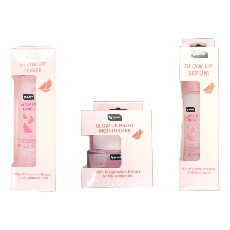 Sérum Toner Crema Facial Colección Glow Up Watermelon Bpure Normal